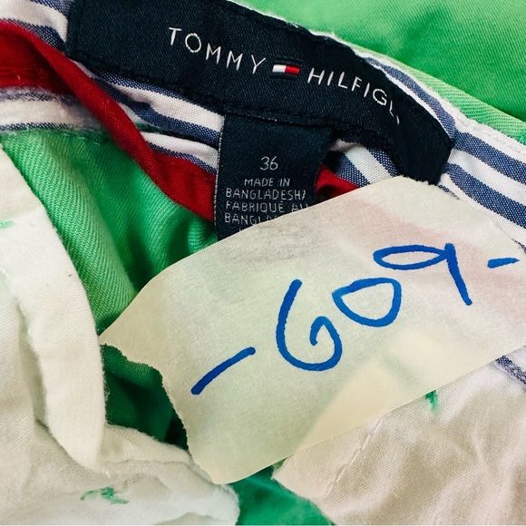Tommy Hilfiger shorts green size 36 - Picture 9 of 10